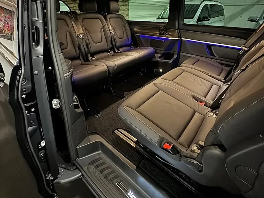 Intérieur spacieux de la Mercedes Classe V